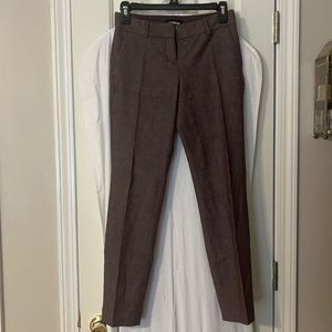 Express Ankle Pants Size 00R Burgundy